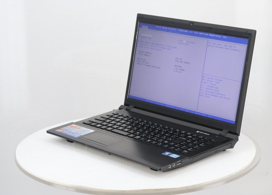 mouse computer SPR-NW255W7H11L -　Core i7 2670QM 2.20GHz 4GB 1000GB■現状品