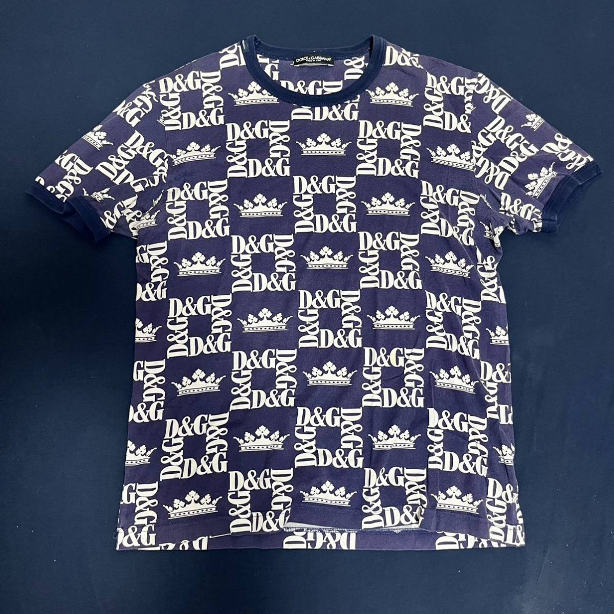 DOLCE＆GABBANA ドルチェアンドガッバーナ正規ロゴ王冠Tシャツグレー ドルチェアンドガッバーナ Tシャツ DOLCE&GABBANA 【公式通販】