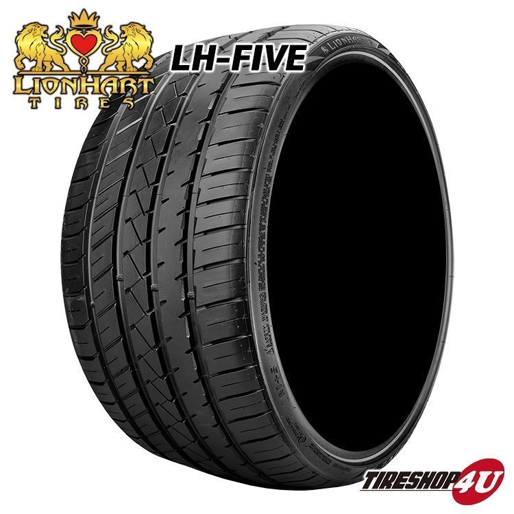 2021年製 LIONHART LH-FIVE 285/25R22 285/25-22 95W XL ライオンハート LH5 新品 ラジアルタイヤ 4本送料税込67，997円～