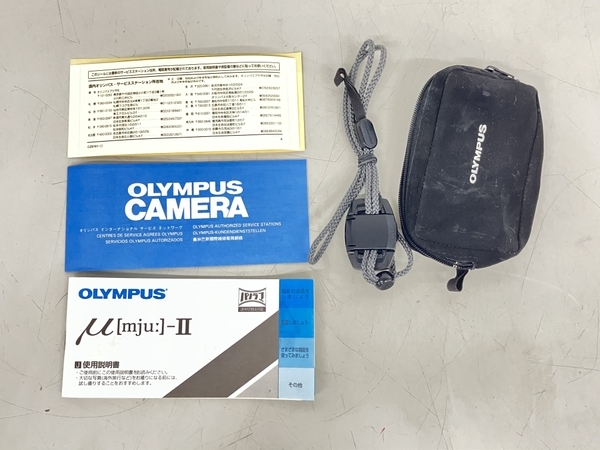 OLYMPUS オリンパス μ-II mju ミュー 2 シャンパンゴールド 35mm F2.8