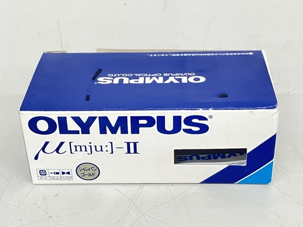 OLYMPUS オリンパス μ-II mju ミュー 2 シャンパンゴールド 35mm F2.8