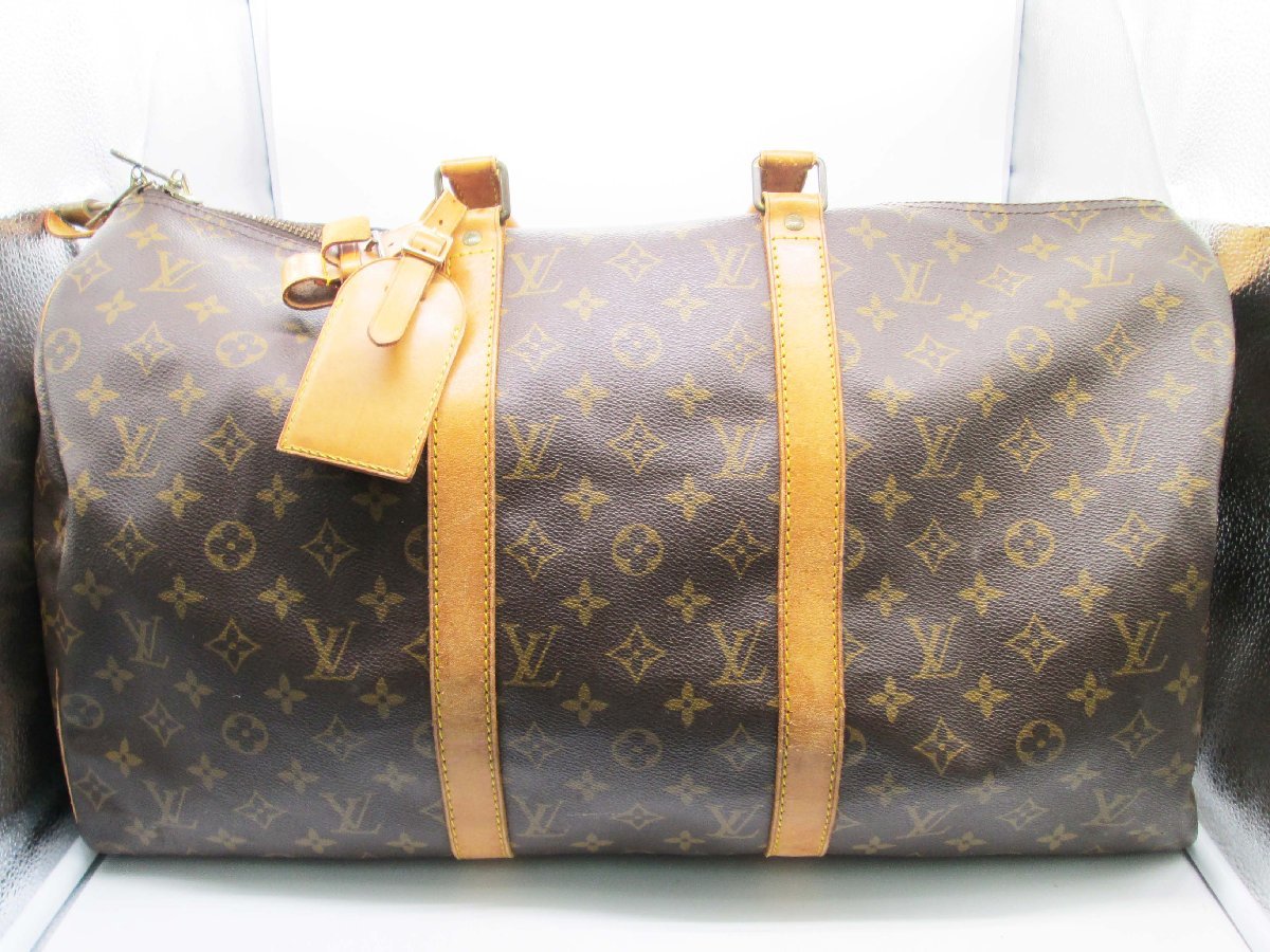 □LOUIS VUITTON ルイヴィトン モノグラム キーポル50 ボストン バッグ