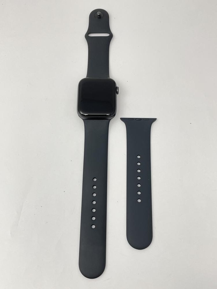 U366【動作確認済】 Apple Watch Series6 GPS 44mm　スペースグレイアルミニウムケース スポーツバンド　バッテリー92％