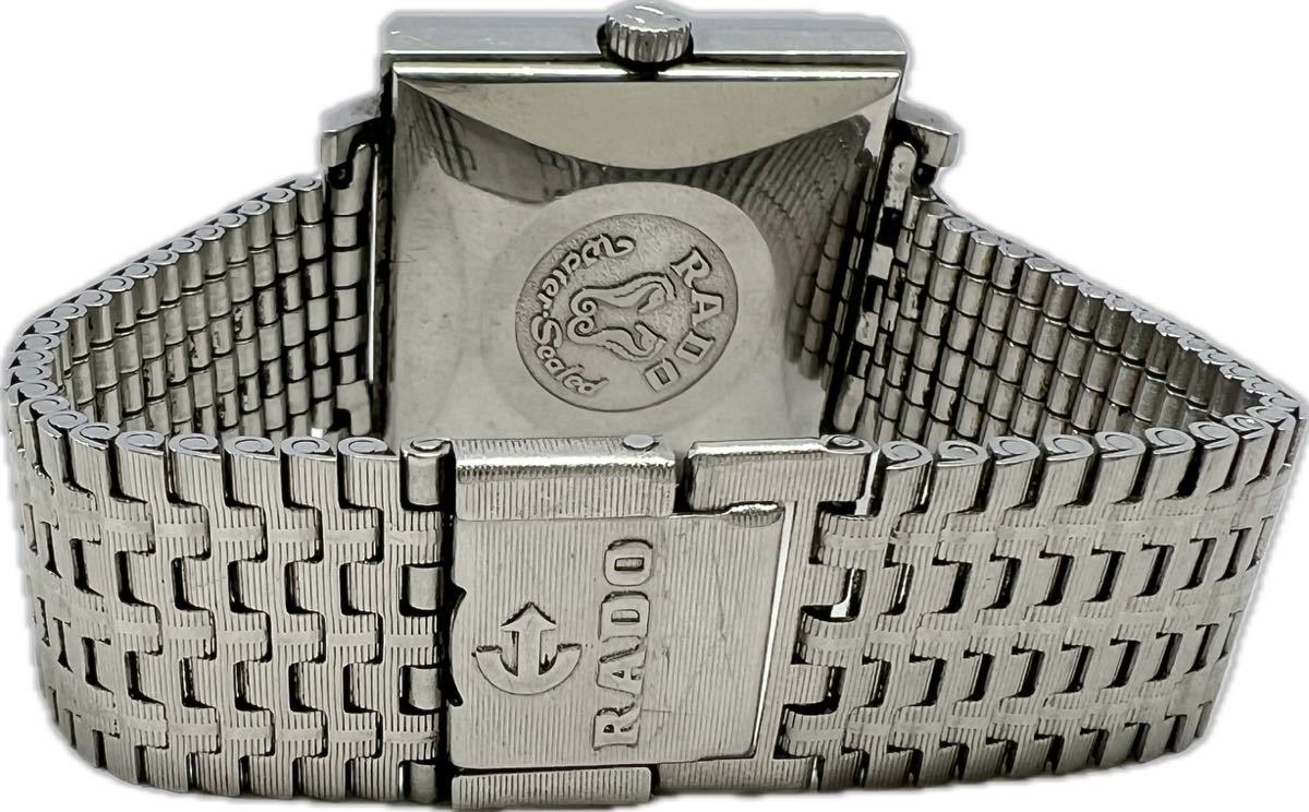1円〜 H RADO ラドー マンハッタン 118154 メンズ 自動巻き スクエア