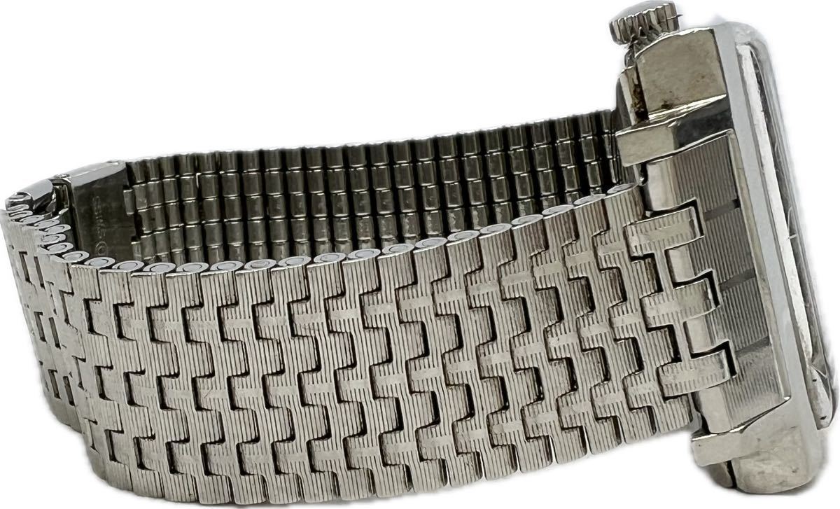 1円〜 H RADO ラドー マンハッタン 118154 メンズ 自動巻き スクエア 