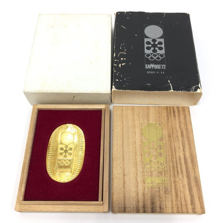 K22　小判　札幌オリンピック　917刻印　重量43.7g【BKAH6023】
