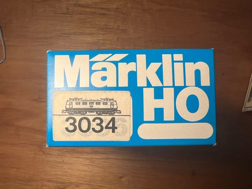 動作未確認】メルクリンHO3034電気機関車E41＋貨車2両＋トランス+3029