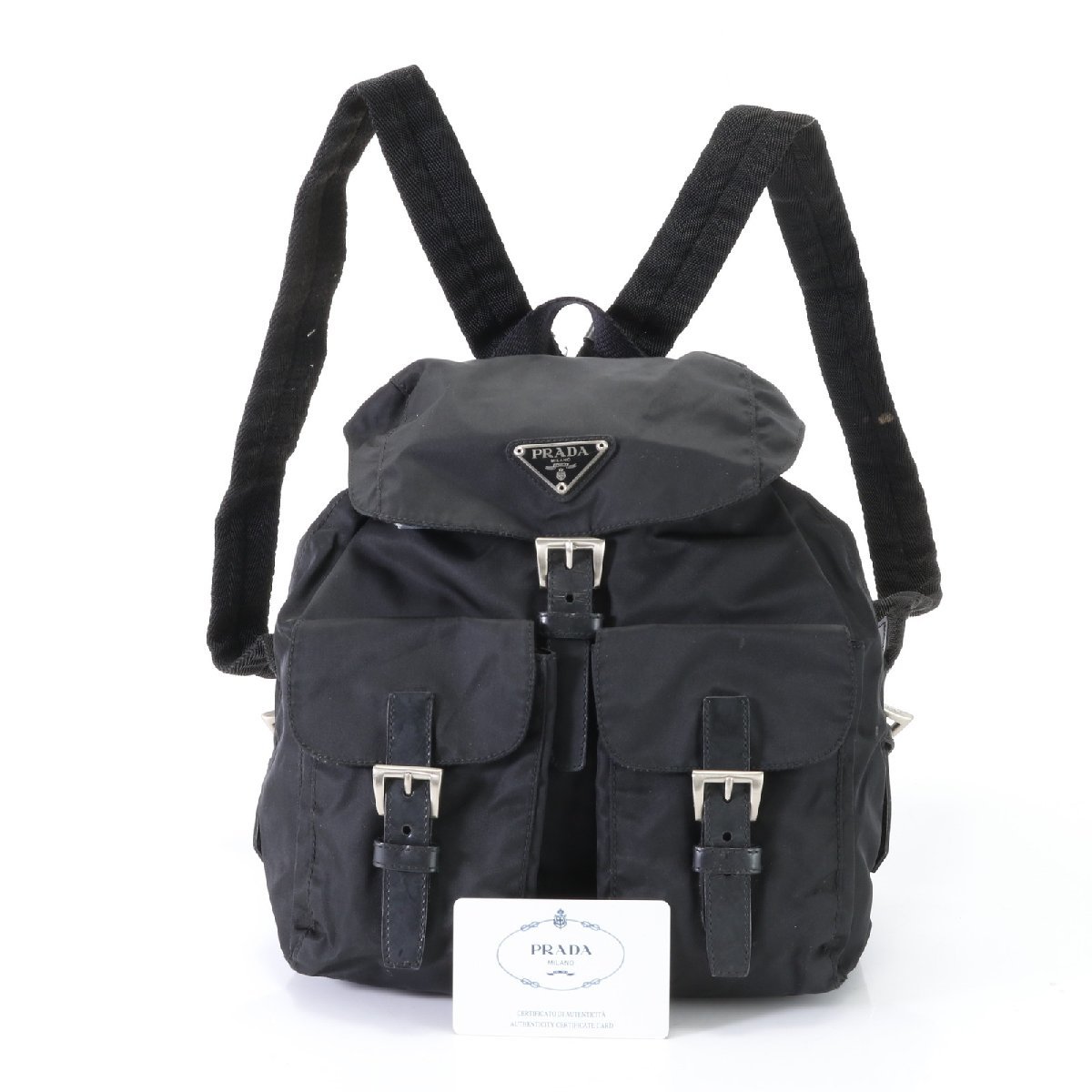 プラダ PRADA ナイロン 中古品 1円～ ボストンバッグ □1円□美品□