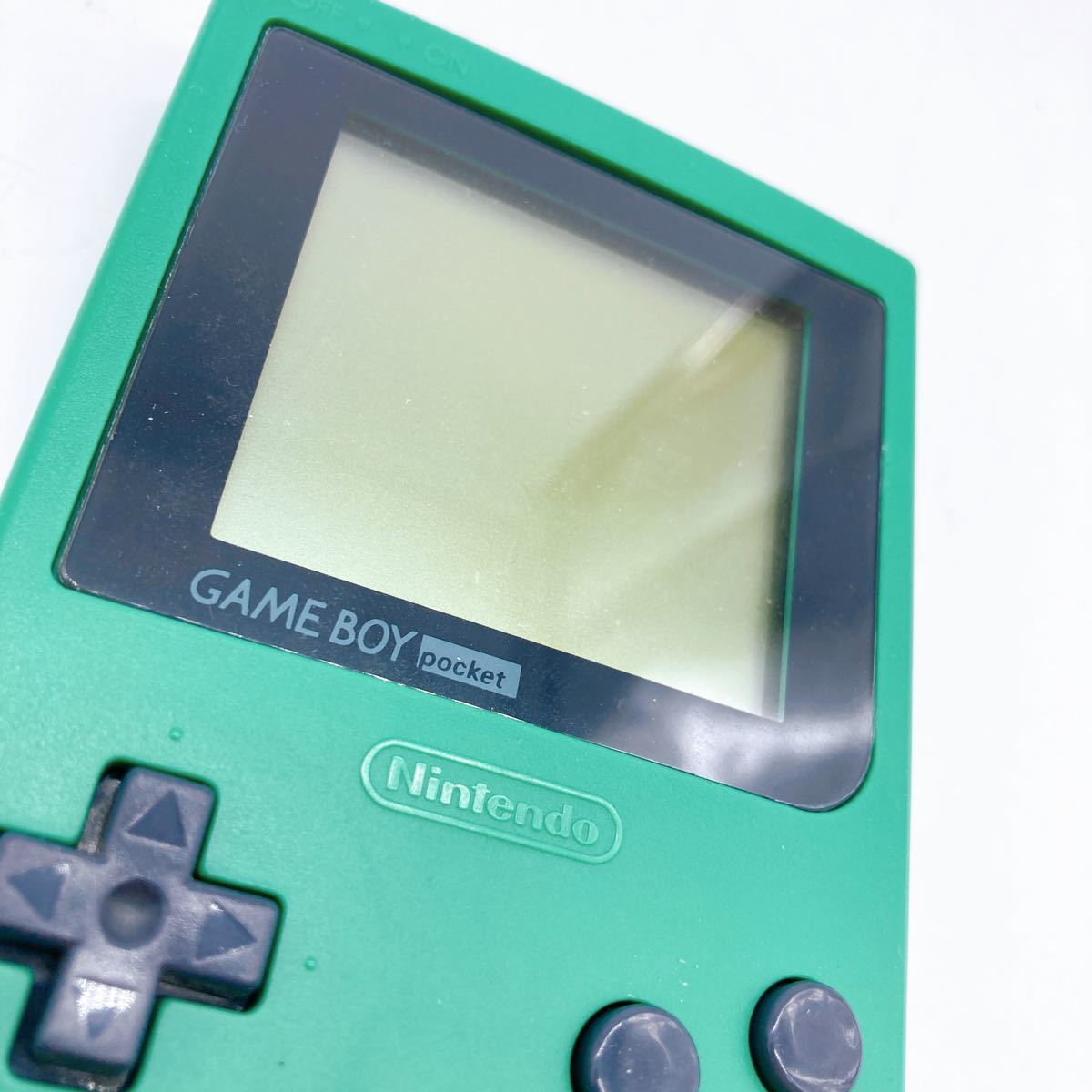 〈本体美品・箱説付属・動作確認済み〉GB ゲームボーイポケット 本体 グリーン（緑）MGB-001 GAMEBOY Pocket GREEN