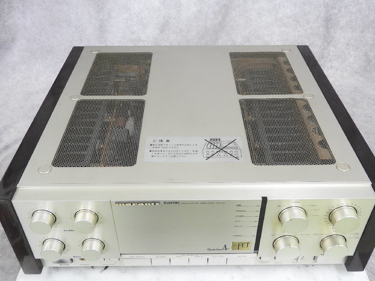 プリメインアンプ marantz マランツ PM-94 pm-94 B16 ジャンク Marantz