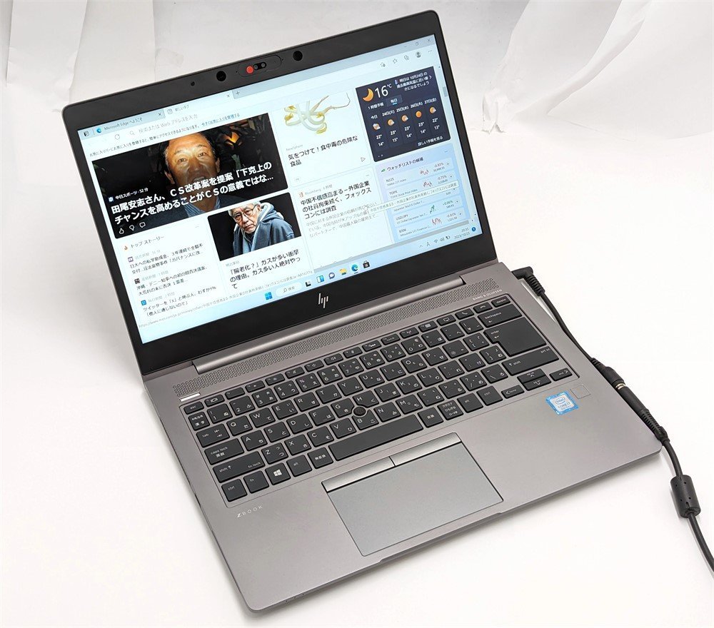 1円～ SSD512 マウス付き 14型 中古美品 ノートパソコン HP ZBook 14u 