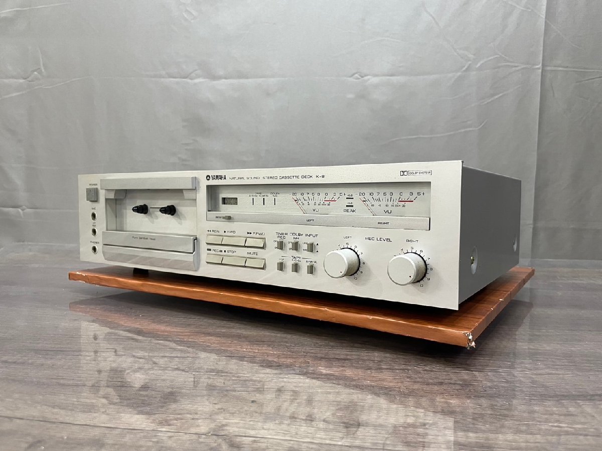 △8189　ジャンク品　オーディオ機器　カセットデッキ　YAMAHA K-8　ヤマハ