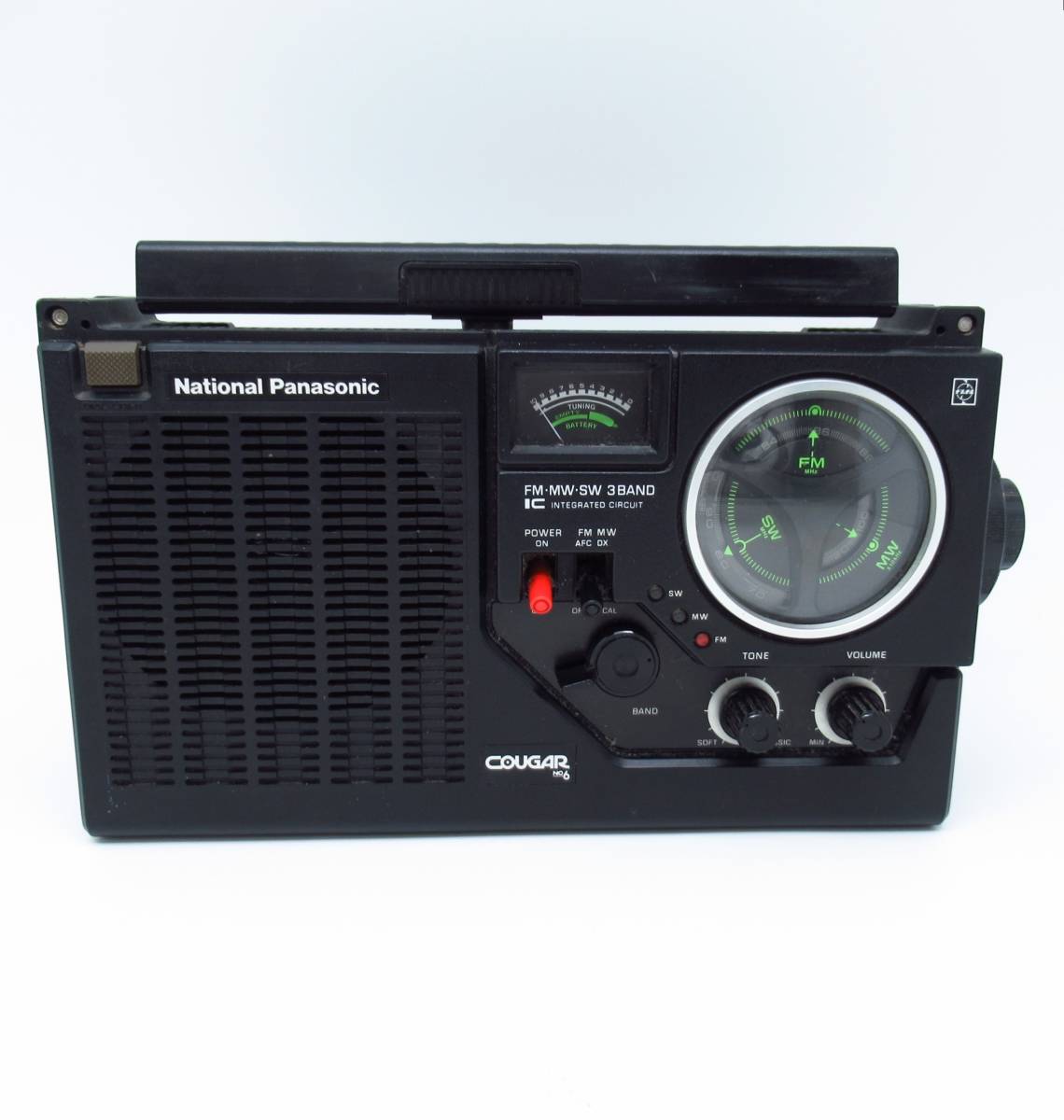 National 【ジャンク】 ラジオ RF-855 COUGAR6/クーガー6 National