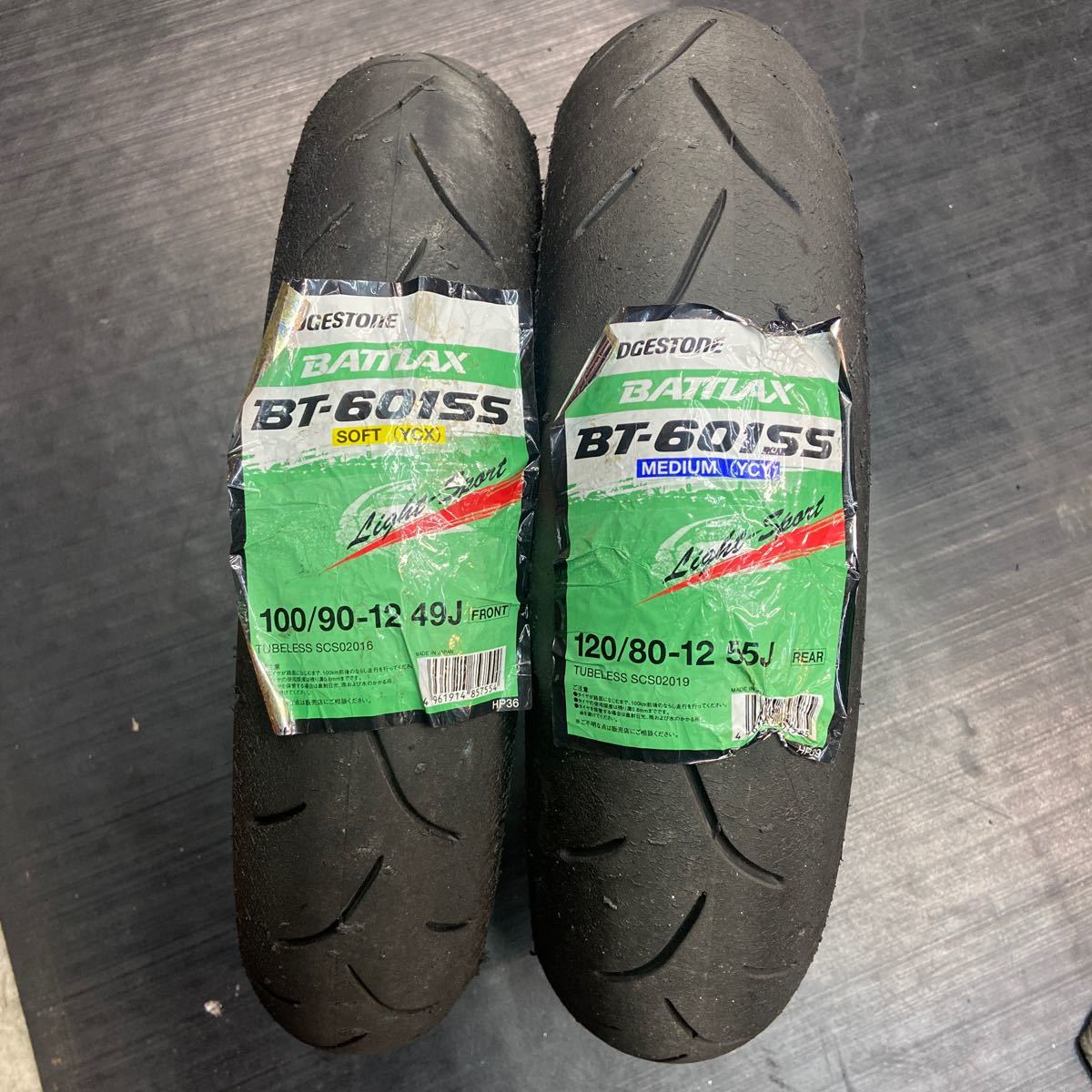 BT601SS 100⁄90-12 ブリヂストン BATTLAX BRIDGESTONE 120⁄80-12 TL BT