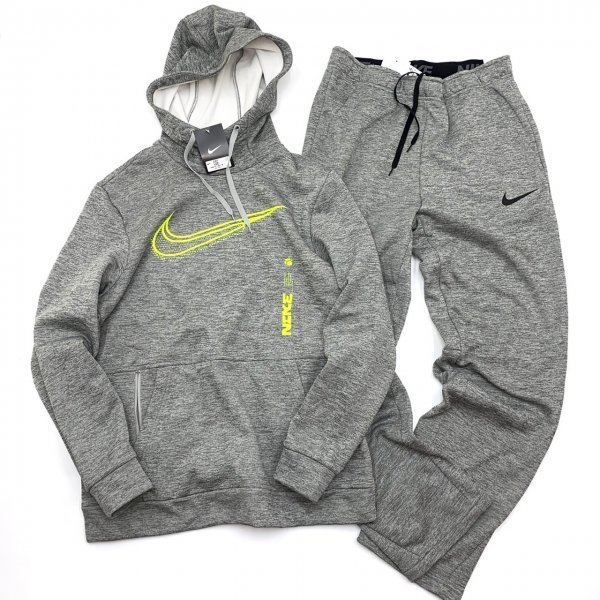 NIKE ナイキ サーマフィット 裏起毛 プルオーバー フーディ & パンツ 