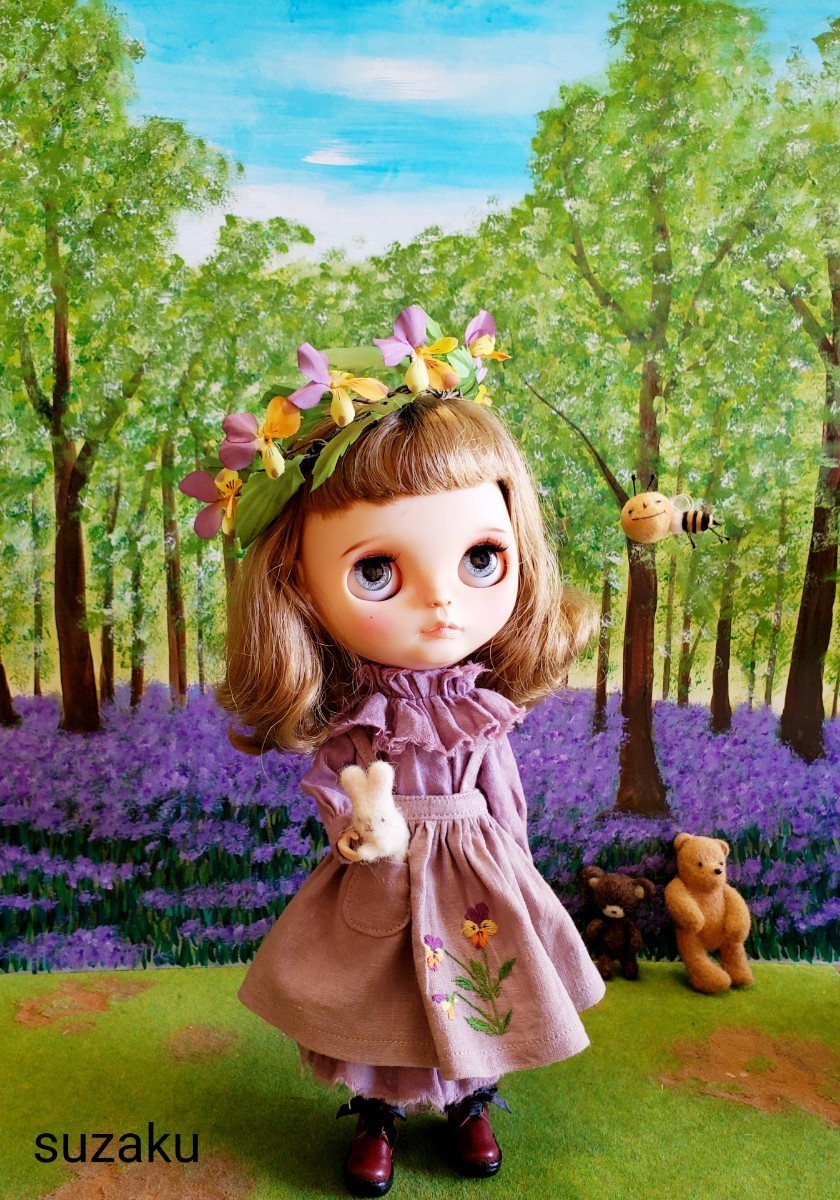【お買い得，セール】 suzaku blythe outfit ブライス アウトフィット ビオラのお洋服セット(服、靴)｜売買されたオークション情報、yahooの商品情報をアーカイブ公開 - オークファン 服、靴