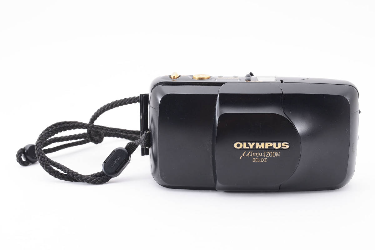 OLYMPUS μ ZOOM DELUXE オリンパス ミュー ブラック ZOOM μ OLYMPUS オリンパス DELUXE Olympus Zoom | Mju 0 Camera μ[mju