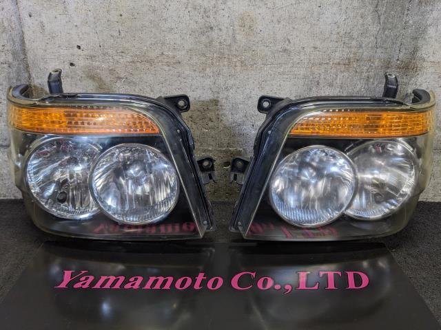 【Ｃ】ダイハツ　ハイゼット　アトレーワゴン　S321G/S331G　カスタムターボＲ　左右ヘッドライト　ハロゲン　左ライト　右ライト　割れ無