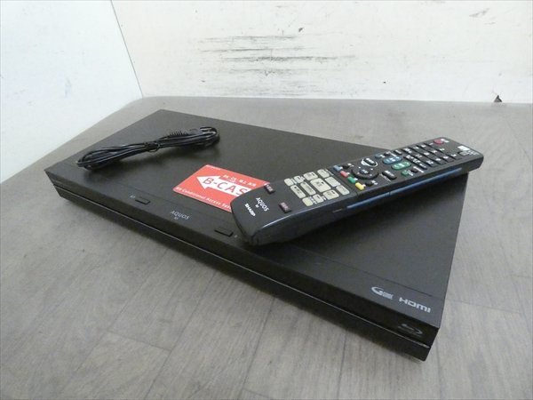 1TB☆17年☆シャープ/SHARP/AQUOS☆HDD/BDレコーダー☆BD-NW1100☆リモコン付☆2番組同時録画☆3D対応機 管SA3475
