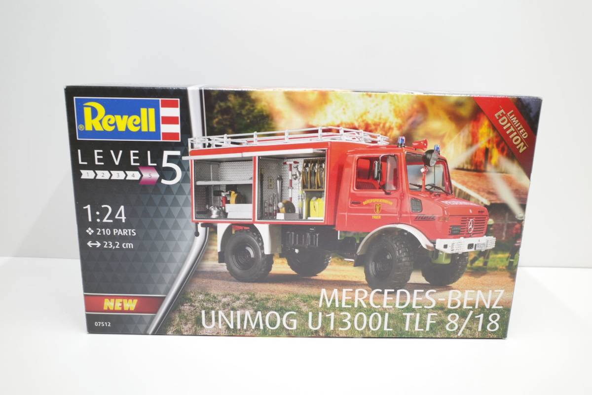 PG63D◇現状品 07512 Revell レベル 1/24 メルセデスベンツ ウニモグ 