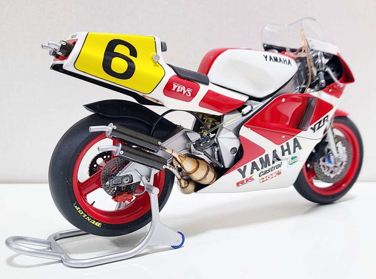 ハセガワ 1/12 WGP 1988年 YAMAHA YZR500 #6 平忠彦 完成品