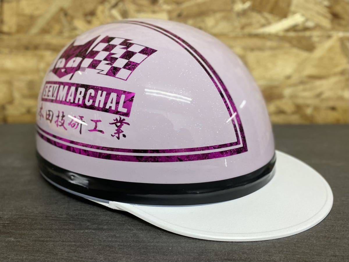 コルク半ヘルメット マーシャル×本田技研工業 カスタムペイント