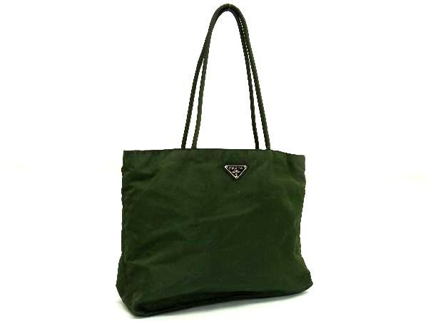 1円 PRADA プラダ テスートナイロン トートバッグ ハンドバッグ