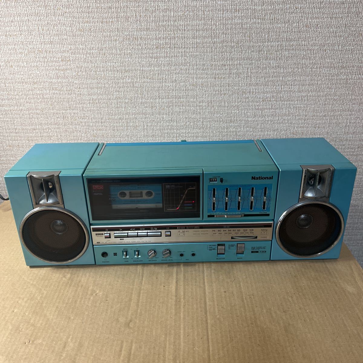 ナショナルRX-C45ラジカセ動作確認済み Yahoo!オークション - 「rx c45