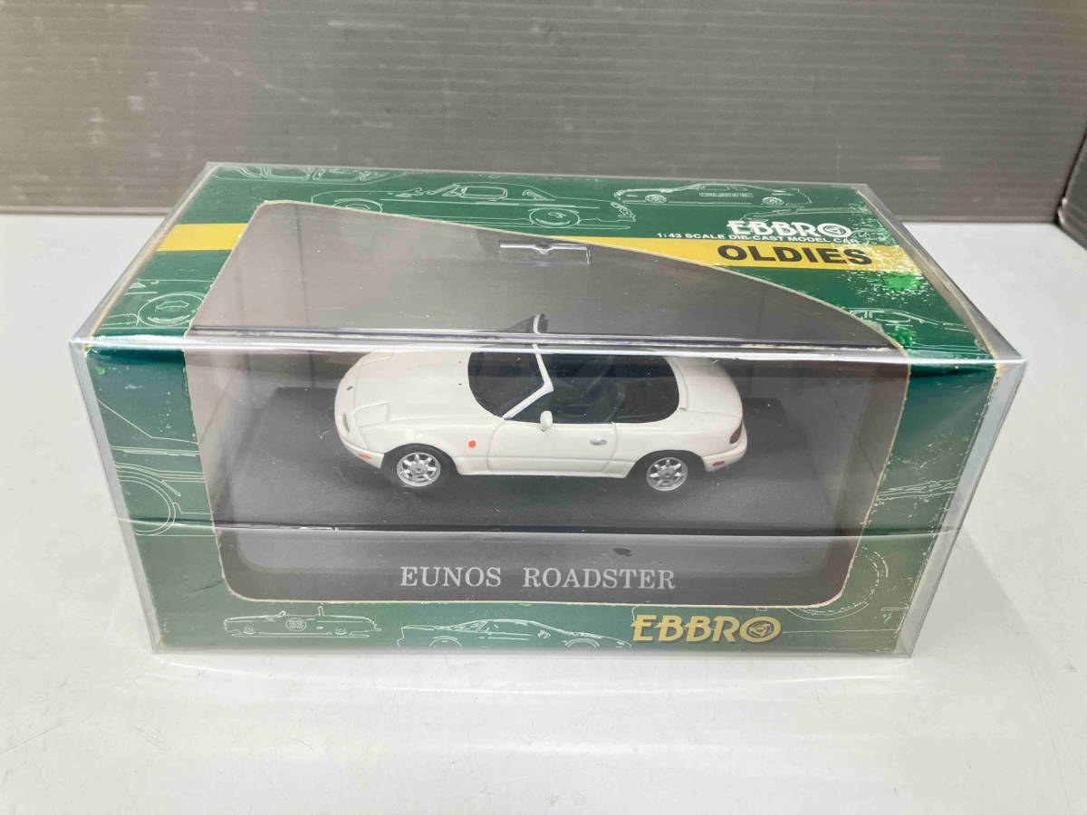  EBBRO エブロ 1/43 Mazda マツダ EUNOS ROADSTER ユーノス ロードスター ホワイト 白 ミニカー 稀少 43107(乗用車)｜売買されたオークション情報、yahooの商品情報をアーカイブ公開 - オークファン 乗用車
