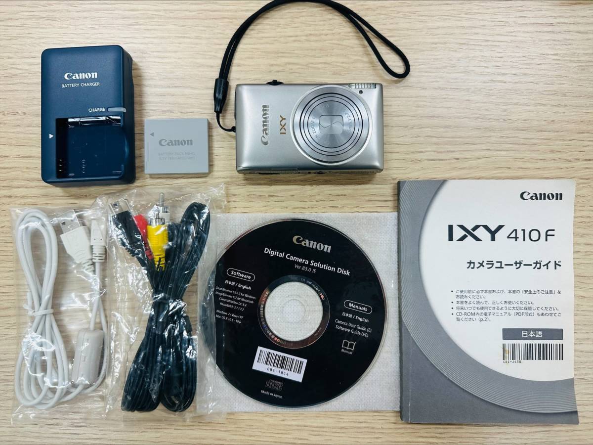 ◇◇2456 デジカメ Canon キャノン IXY 410F PC1591 動作確認・初期化