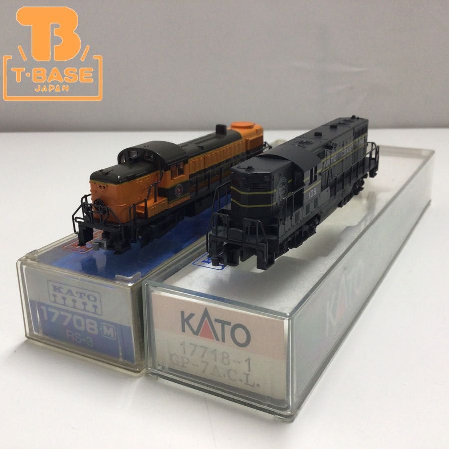 Nゲージ KATO 17708 RS-3 1円〜 動作確認済み KATO Nゲージ 17718-1 、17708 RS-3 外国車両 2個