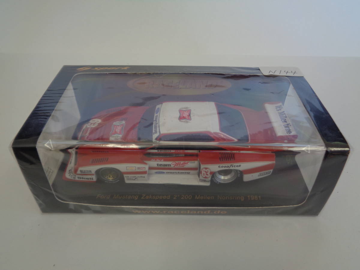 SPARK 1/43 Ford Mustang Zakspeed 2th 200 Meilen Norisring 1981 シュリンクあり 未開封品 300個限定 管理ZI-N144
