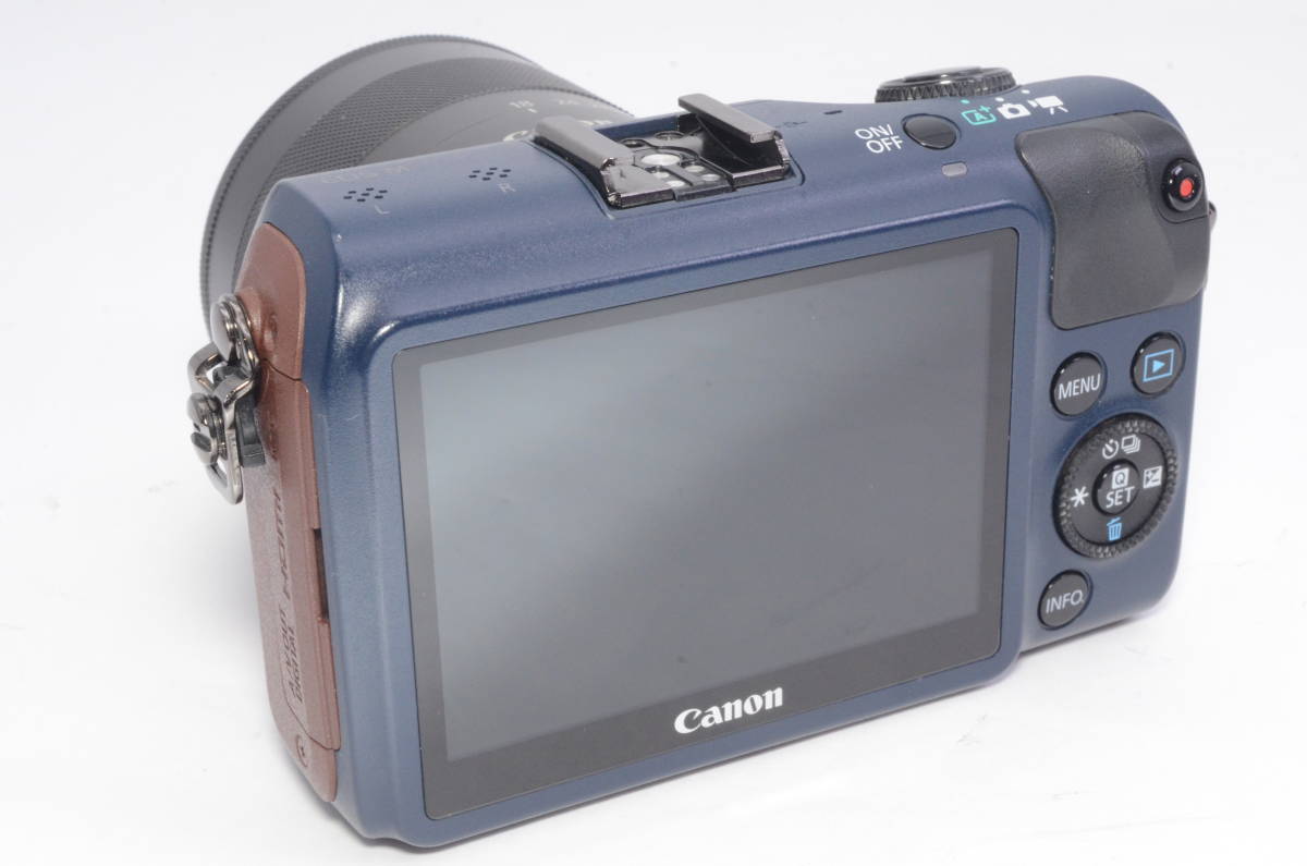 超美品☆Canon キャノン EOS M ベイブルー EF-M18-55mm Canon EOS M レンズ