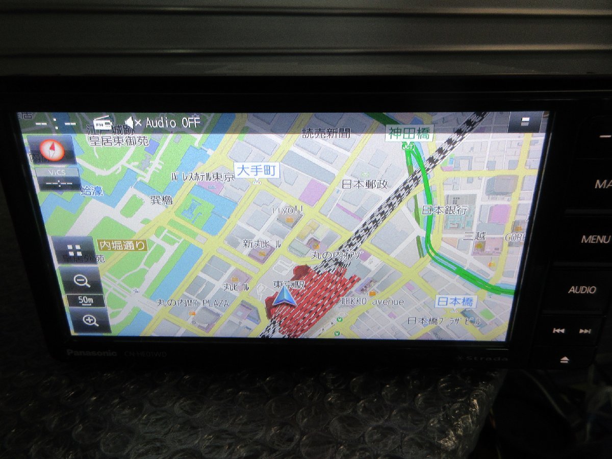 パナソニック CN-HE01WD ストラーダ CD/DVD/FM/AM/Bluetooth フルセグ