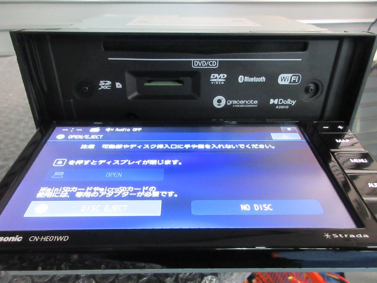 パナソニック CN-HE01WD ストラーダ CD/DVD/FM/AM/Bluetooth フルセグ