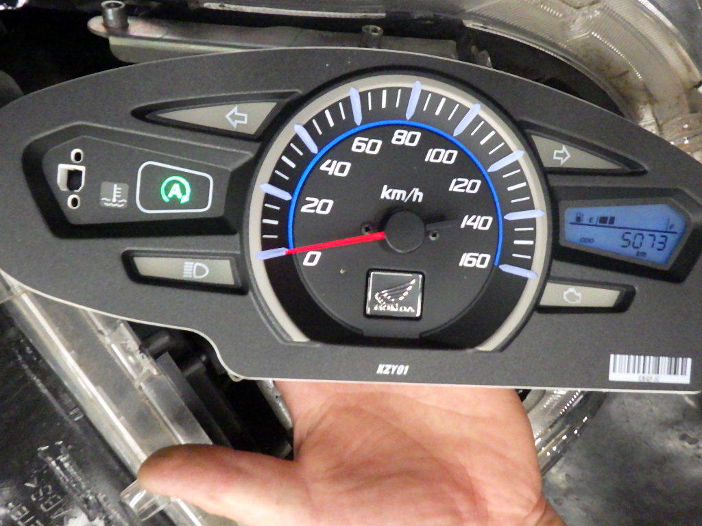 ☆PCX125 純正メーター 中古 走行5073Km 社外品に交換した為 部品番号