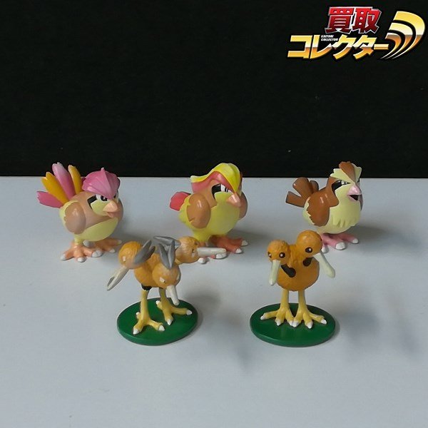 mT042a [まとめ] TOMY ポケモン モンコレ ポッポ ピジョン ピジョット ドードー ドードリオ | フィギュア H
