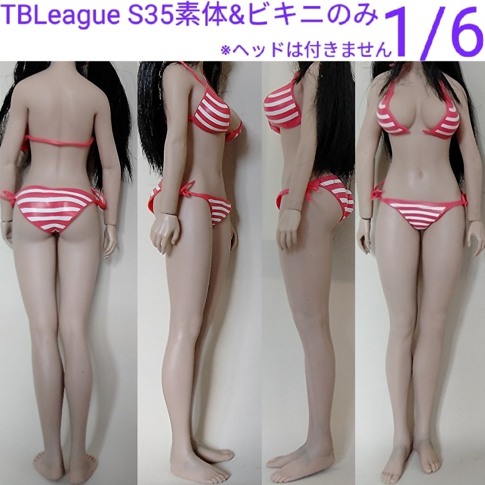 1/6【TBLeague】S35 素体 & ビキニ のみ 女性 シームレス ファイセン