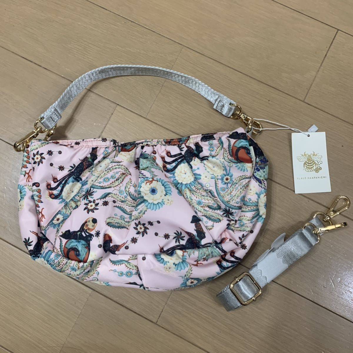 《新品》KLAUS HAAPANIEMIクラウスハーパニエミ、オシャレな2way ハンドバッグ、ショルダーバッグ　A