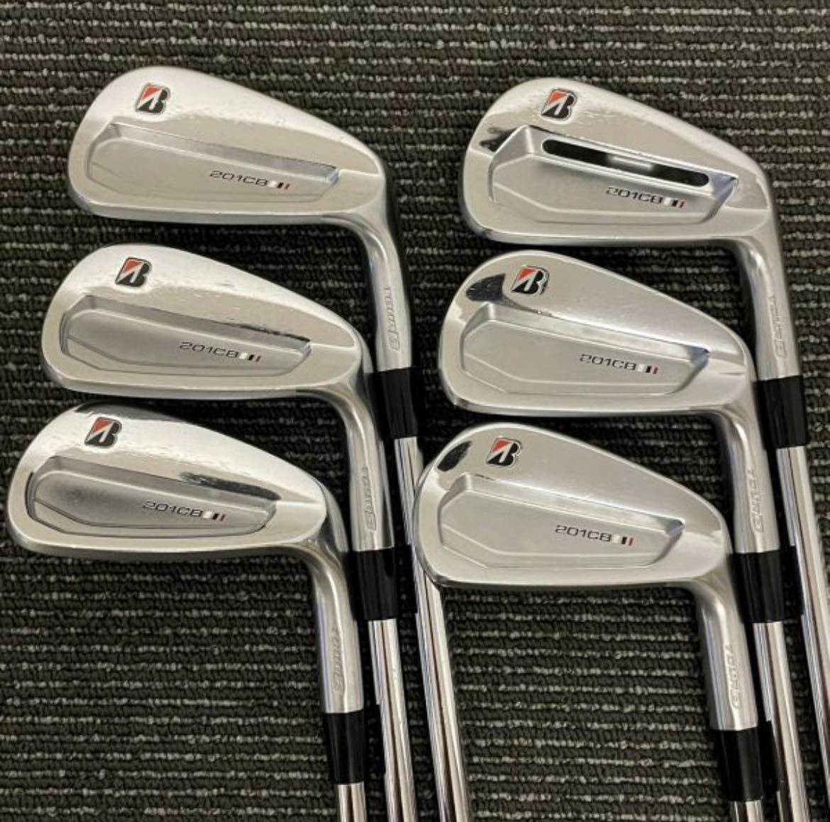 BRIDGESTONE ブリヂストン TOUR B 201CB アイアン6本セット N.S.PRO モーダス TOUR120 フレックスS ,中古で購入しましたがオーバースペックだったため出します