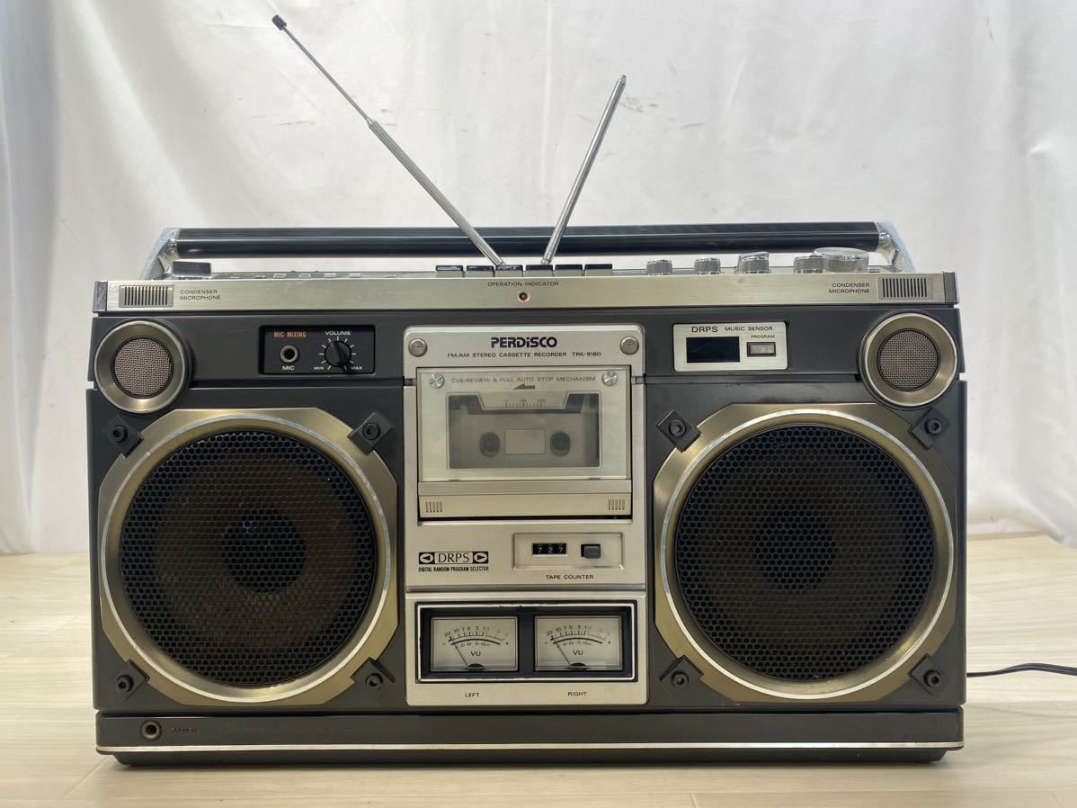 PERDISCO パディスコ TRK-8180 ステレオカセットレコーダー HITACHI