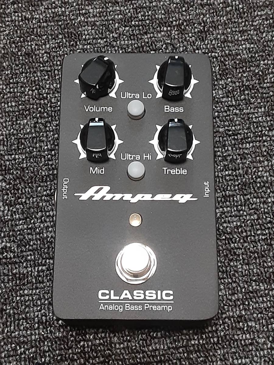 アンペグ クラシック アナログ ベース プリアンプ