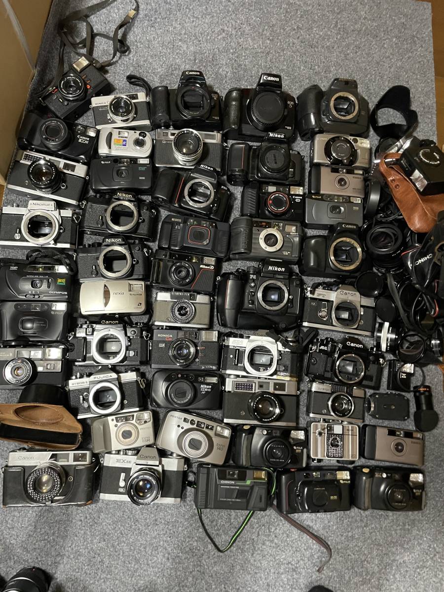 ジャンク　フイルムコンパクトカメラ　まとめ売り Yahoo!オークション -「ジャンクカメラ まとめて」(コンパクトカメラ