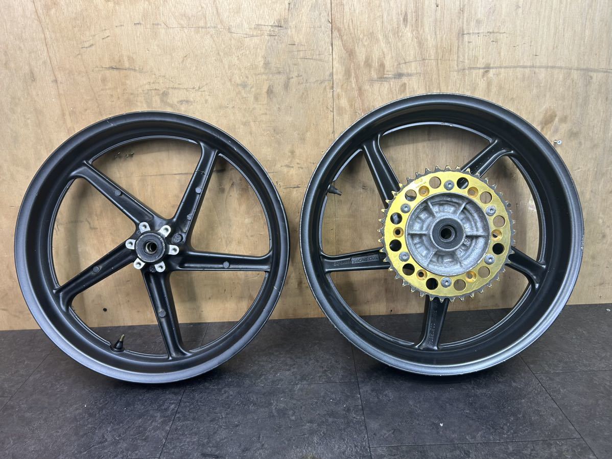 ホンダ VTR250 MC33 純正 前後 ホイールセット フロント/リア 17×3.00