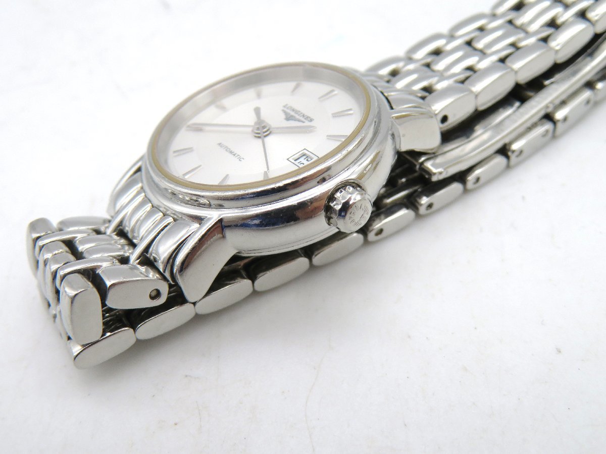 100%新品，高品質 ◇1円□ジャンク□ ロンジン L4.221.4 ホワイト 自動巻き