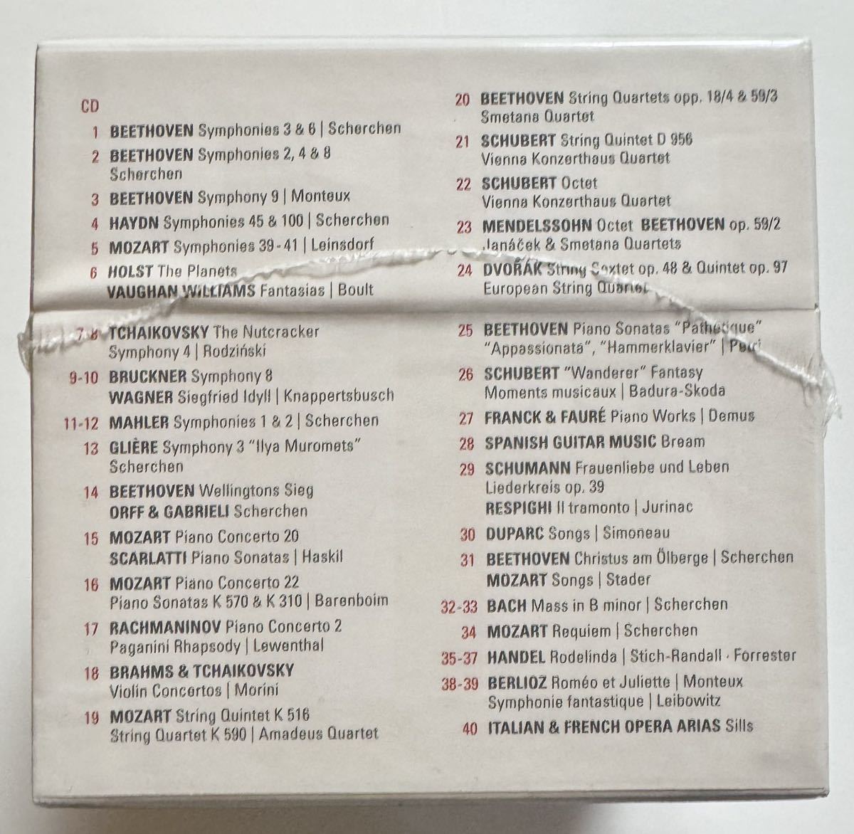 ウエストミンスター・レガシーボックス40CD