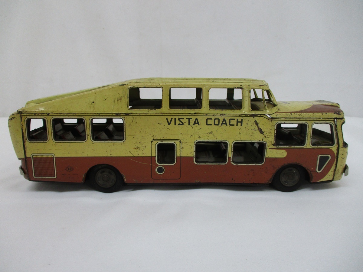 5698G ブリキ 浅草玩具 林製作所 ブリキカー VISTA COACH ビスタコーチ