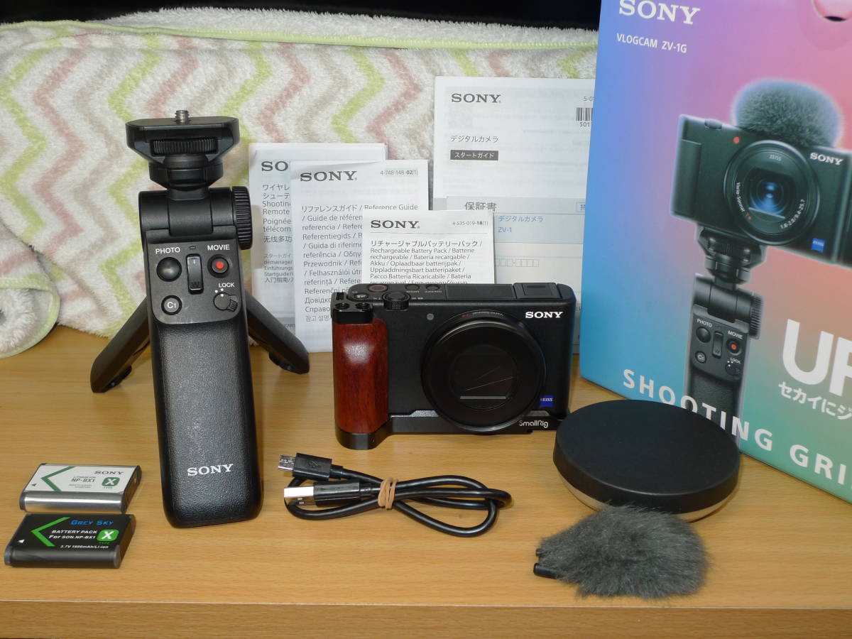 SONY VLOGCAM ZV-1G シューティンググリップキット ブラック SmallRig