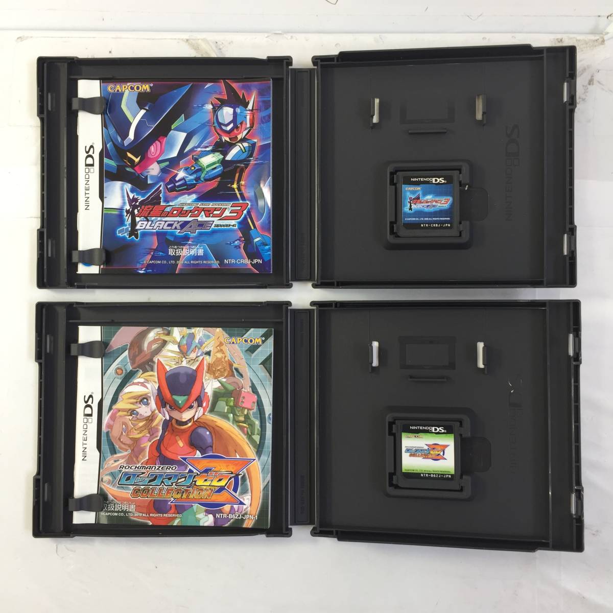 ◇【中古】ニンテンドーDSソフト2本セット 流星のロックマン3 ブラック