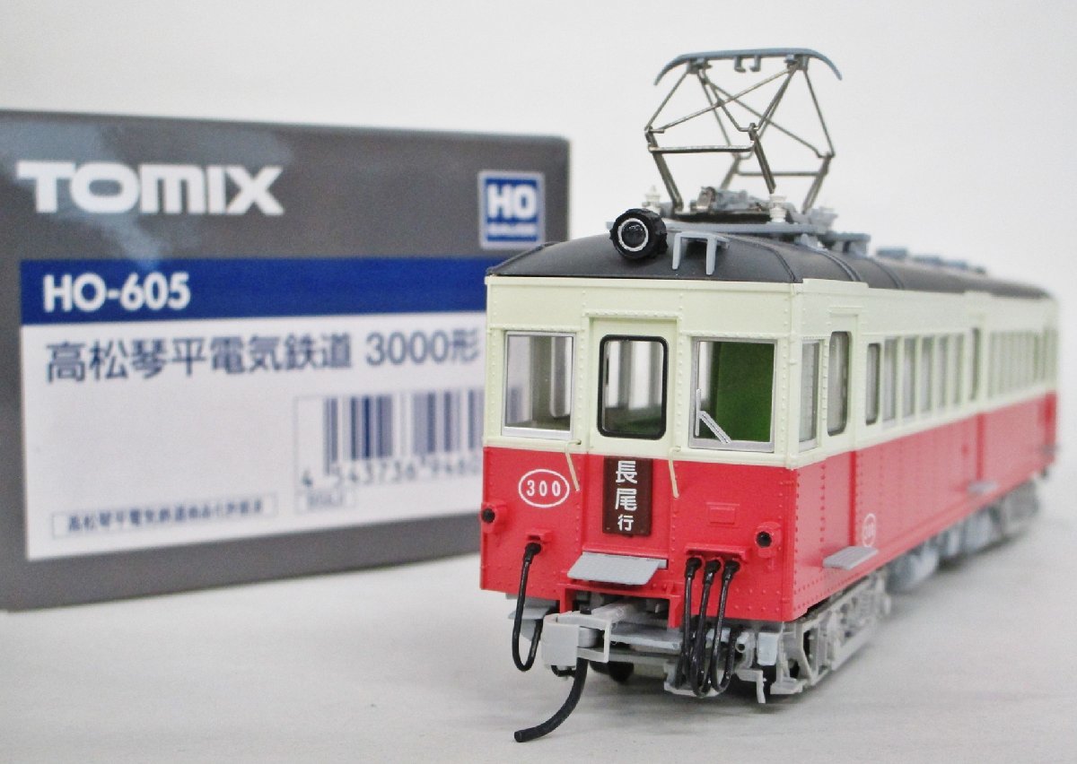 TOMIX HO-605 高松琴平電気鉄道 3000形 標準色【ジャンク】deh112109